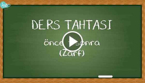 önce sonra